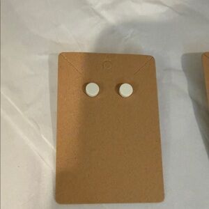 🧸5 for $15🧸Lego recycled white earrings